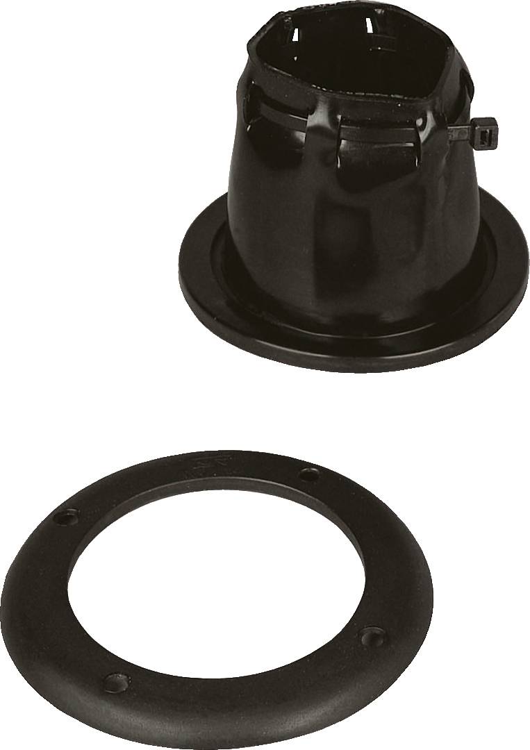 Kabelgjennomføring m/strips - Sort