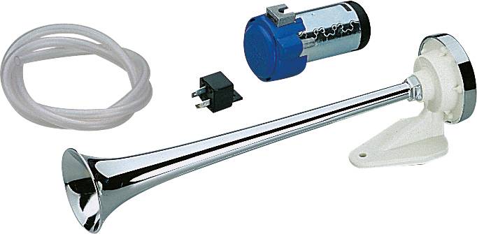 Kompressorhorn - 18 Ah, 114 dB, 1,1 kg, enkel, 12V