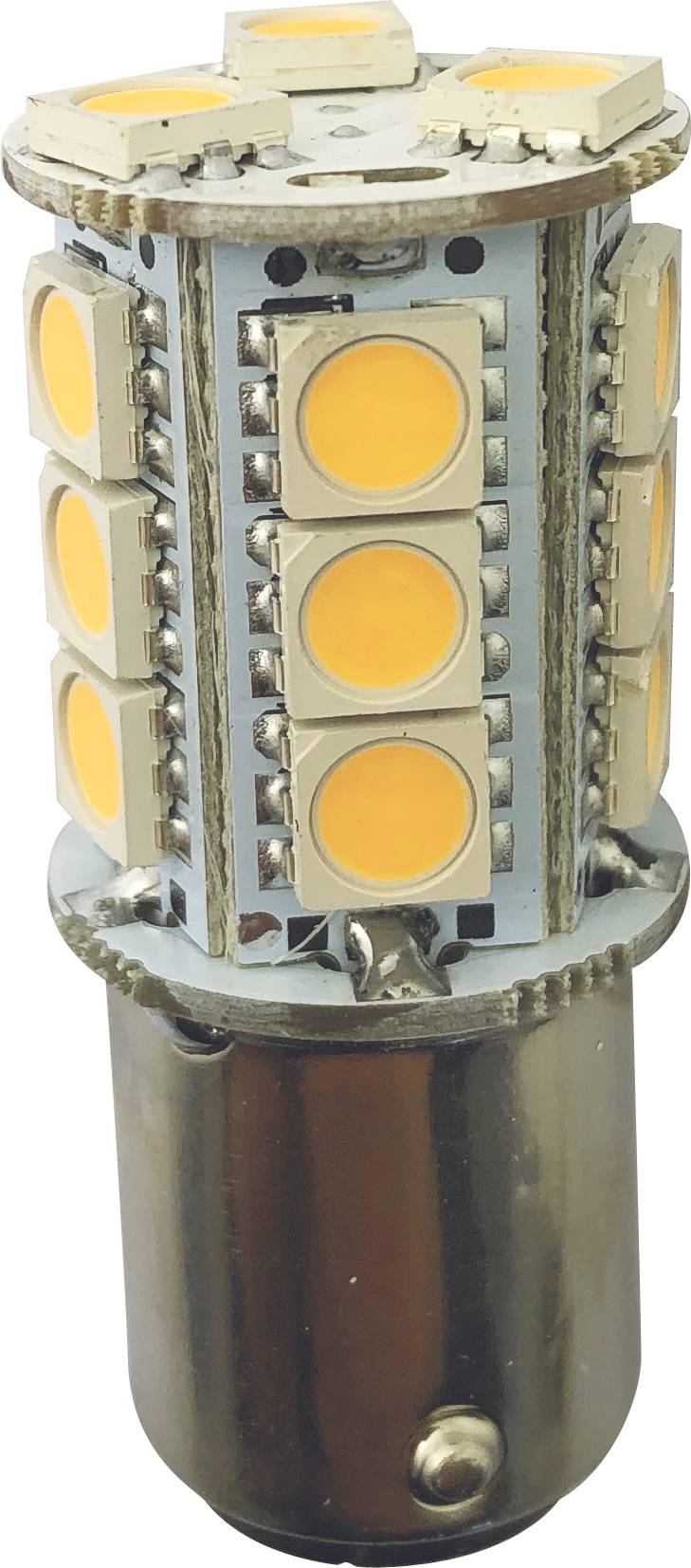1852 LED pære BA15D u/kuppel 2-pk - 2,4 W, 250 lumen, 23 x 46,5 mm