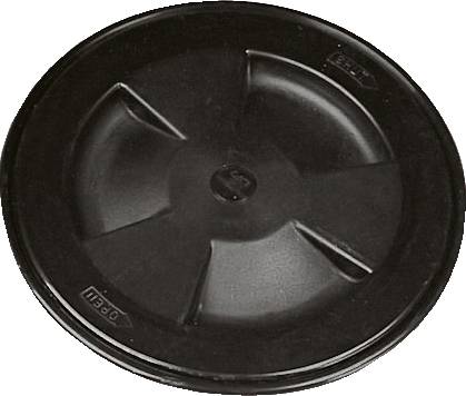 Inspeksjonsluke - 5" sort, 130 mm, 170 mm, 139 mm