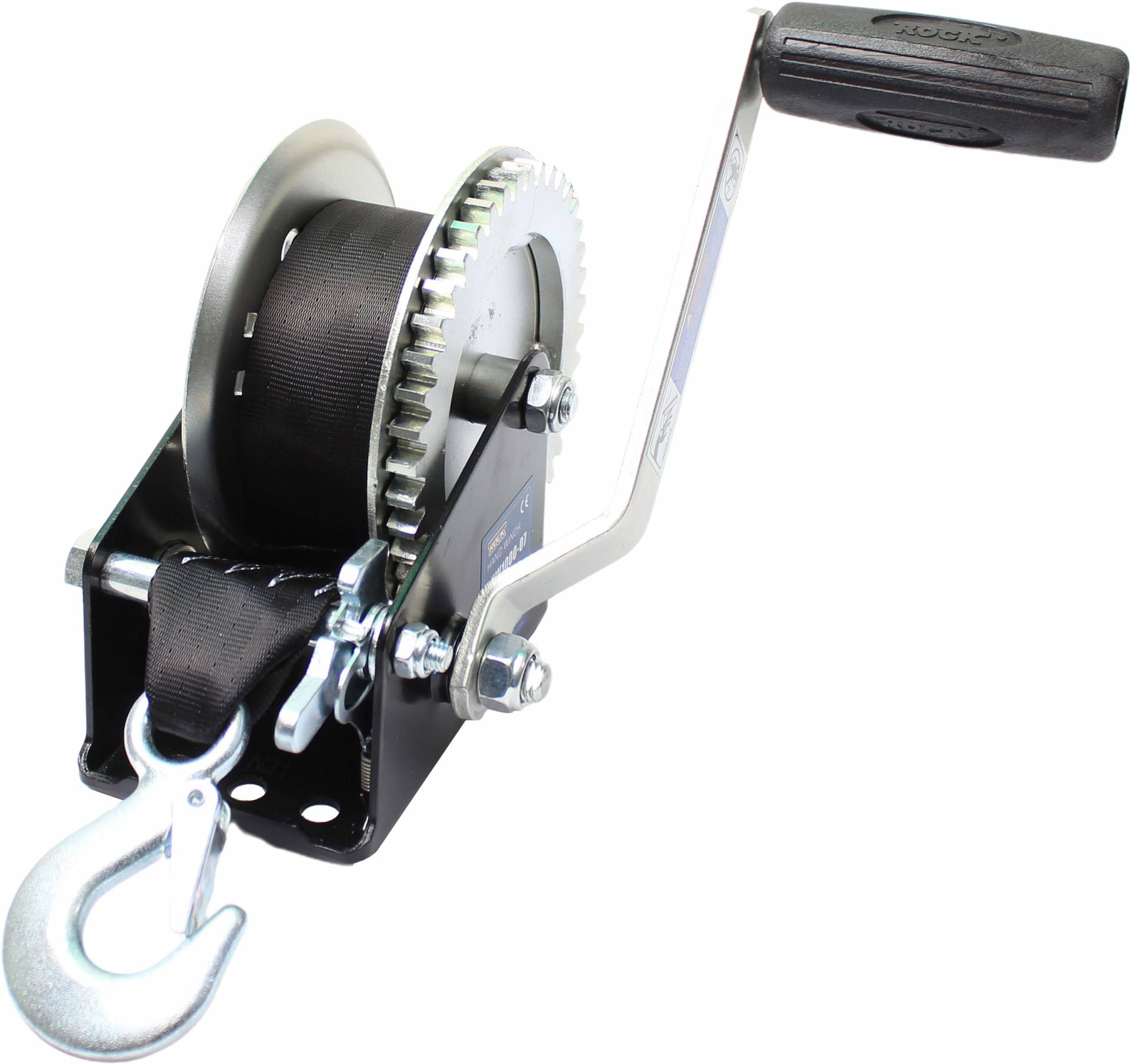 Rock Tilhengervinsj manuell brems 454 kg - ja, 7 m