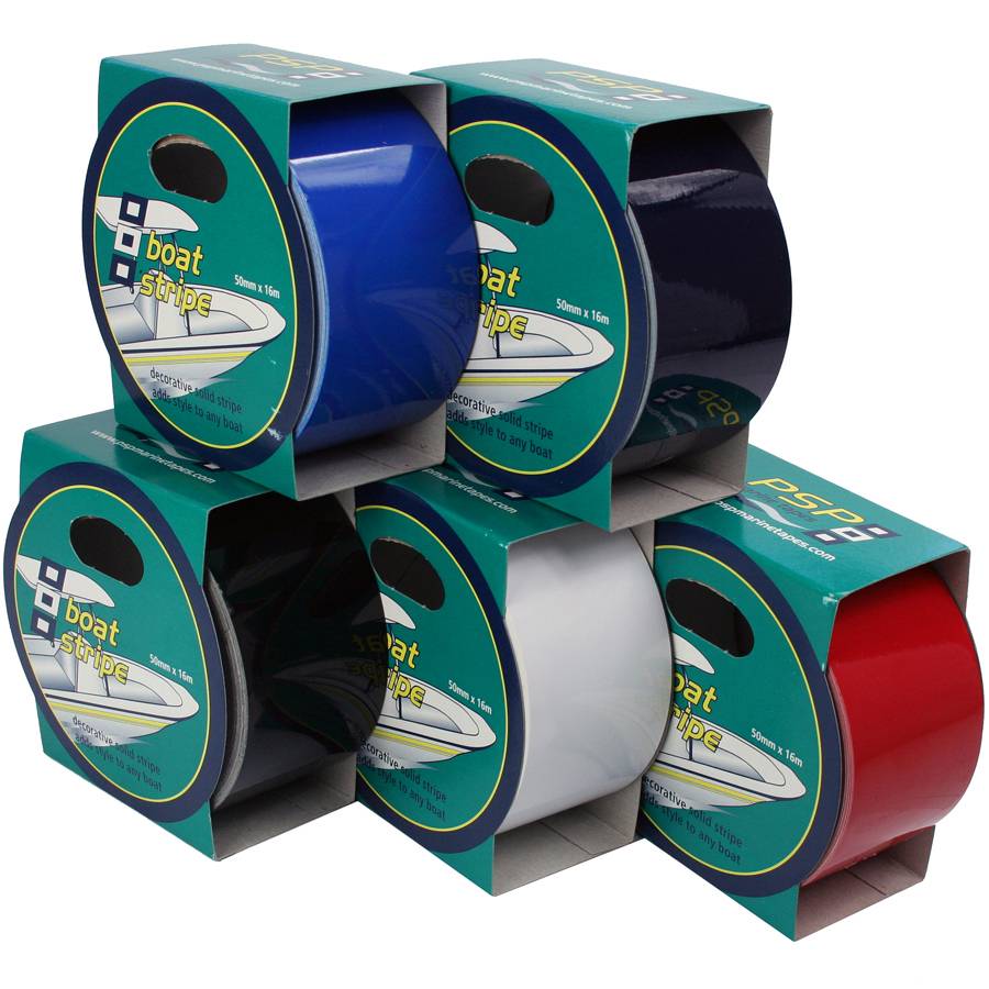 Vannlinjetape - Rød, 50 mm, 16 m