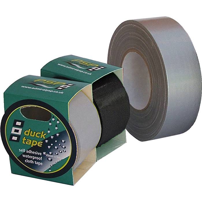 PSP Ducktape - Sølv, 50 mm, 5 m