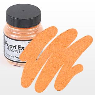 Pearl Ex Fargepulver - 17stk. forskjellige farger - Pumpkin Orange