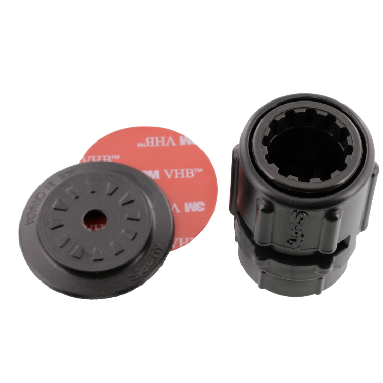Scotty 445 Stick-On Accessory Mount c/w 0437 GearHead 2" - Bilde 2